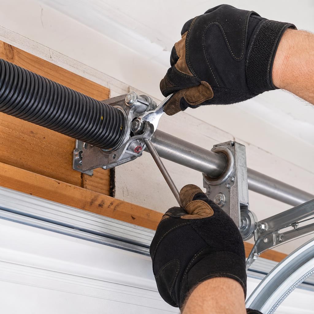 Cable Repair — performed by Deerfield Garage Door Repair in Mason, OH